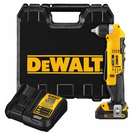 DeWalt 20V MAX XR Li-Ion 3/8" Right Angle Drill/Driver Kit 4 DeWalt 20V MAX XR Li-Ion 3/8" Right Angle Drill/Driver Kit - Image 2