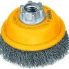 DeWalt 3" X 5/8"-11 HP .014 Carbon Crimp Wire Cup Brush -Tools Sales 488813 1