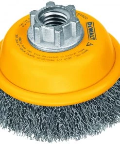 DeWalt 3" X 5/8"-11 HP .014 Carbon Crimp Wire Cup Brush