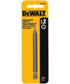 DeWalt #2 Square Recess 3 1/2" Power Bit