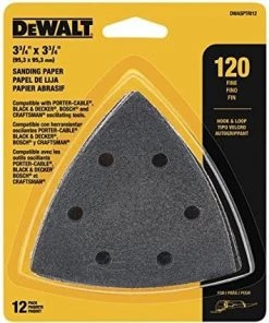 DeWalt 12 pk Hook and Loop Triangle Sandpaper