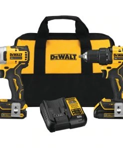Dewalt Atomic 20v Max* Brushless Cordless 2-Tool Combo Kit