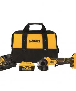 DeWalt 4.5" 20V Max XR Paddle Switch Small Angle Grinder Kit w/ Kickback Brake