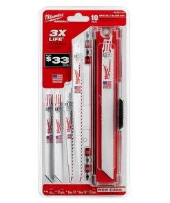 Milwaukee SAWZALL® General Purpose 10-pc Blade Set -Tools Sales 49 22 1110 pk