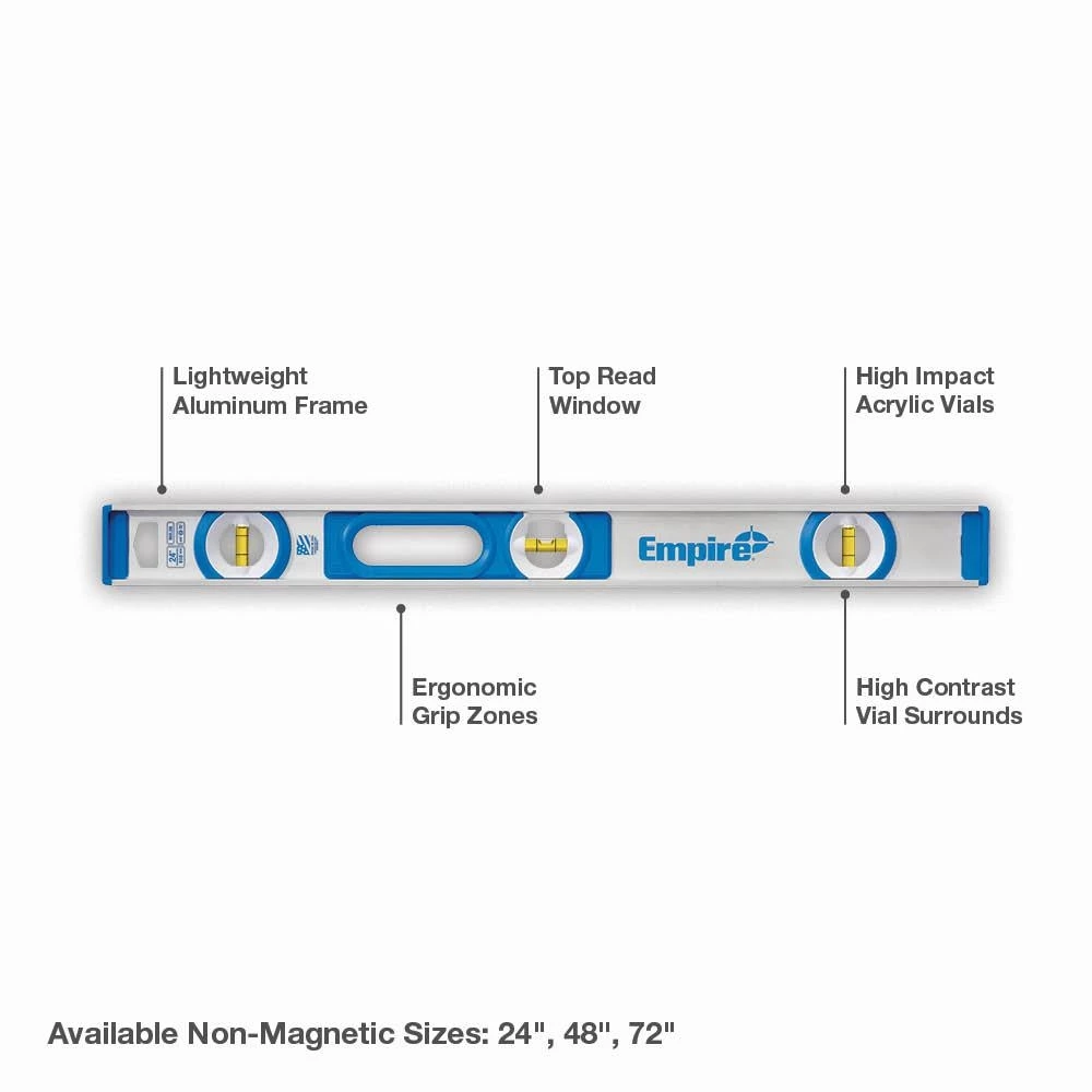 Empire 24 in. I-Beam Level 4 Empire 24 in. I-Beam Level - Image 2