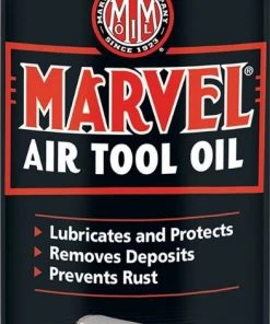 Marvel Air Tool Oil - 4 oz. Black Bottle