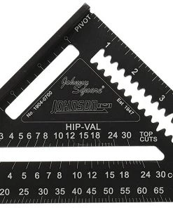 Johnson Level 7" Johnny Square® Professional Easy-Read Aluminum Rafter Square