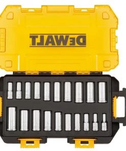 DeWalt 20 pc. 3/8" Drive Deep Combination Socket Set -Tools Sales 61360054 2 1