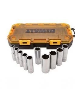 DeWalt 10 pc. 1/2" Drive Deep Socket Set