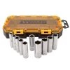 DeWalt 10 pc. 1/2" Drive Deep Metric Socket Set -Tools Sales 61360056 1