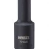 DeWalt 1/2 in. Drive Deep Impact Sockets 6 pt. -Tools Sales 61360057 1
