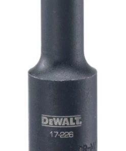 DeWalt 1/2 in. Drive Deep Metric Impact Sockets 6 pt.
