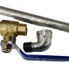 C'Aire Ball Valve Tank Drain Kit 1/4" -Tools Sales 6160465
