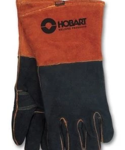 Hobart 770439 Deluxe Gloves - Rust & Black