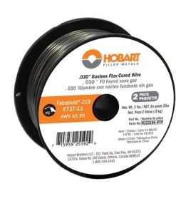 Hobart E71T-11 Flux-Cored Welding Wire .030" 2 Pack of 2lb Spools, H222106-RTP