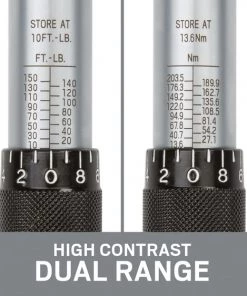 Tekton 24335-S 1/2 Inch Drive Click Torque Wrench (10-150 ft.-lb.) -Tools Sales 65470027 5