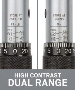 Tekton 24340-S 1/2 Inch Drive Click Torque Wrench (25-250 ft.-lb.) -Tools Sales 65470028 5
