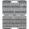 Tekton 3/8" 91 pc. Drive Hex, Torx, TR Torx, Phillips, Slotted, Square Bit Socket Set -Tools Sales 65470188