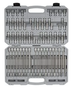 Tekton 3/8" 91 pc. Drive Hex, Torx, TR Torx, Phillips, Slotted, Square Bit Socket Set
