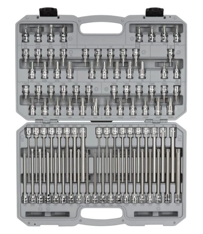 Tekton 3/8" 91 pc. Drive Hex, Torx, TR Torx, Phillips, Slotted, Square Bit Socket Set 3 Tekton 3/8" 91 pc. Drive Hex, Torx, TR Torx, Phillips, Slotted, Square Bit Socket Set