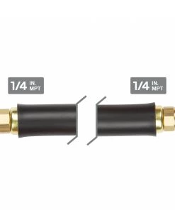 Tekton 3/8 Inch I.D. x 50 Foot Rubber Air Hose (250 PSI) -Tools Sales 65470578 2