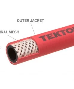 Tekton 3/8 Inch I.D. x 50 Foot Rubber Air Hose (250 PSI) -Tools Sales 65470578 3