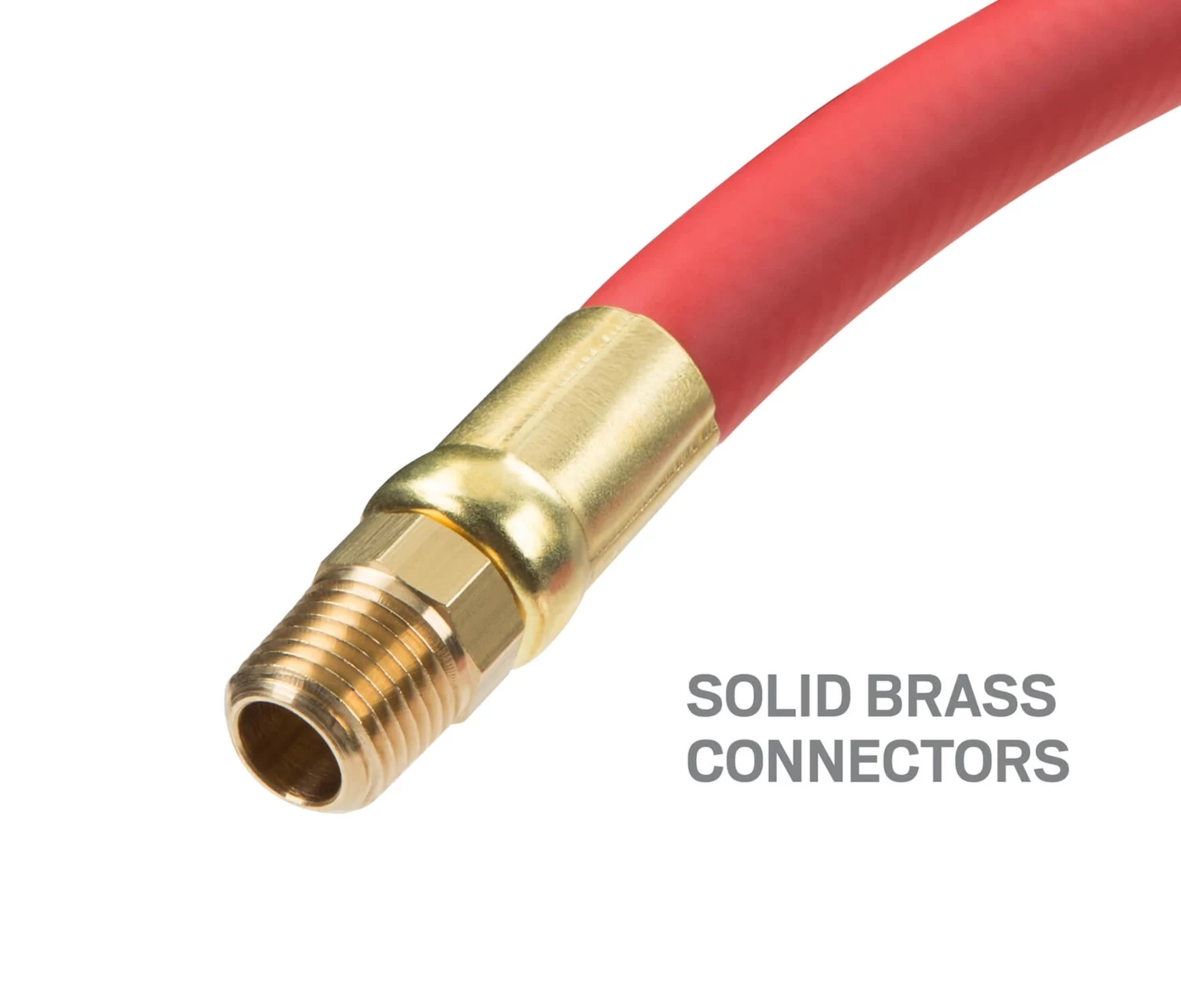 TEKTON 3' x 3/8" I.D. Rubber Lead-In Air Hose (250 PSI) 3 TEKTON 3' x 3/8" I.D. Rubber Lead-In Air Hose (250 PSI)