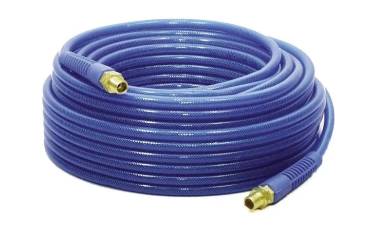 Apache 1/4" Urethane/Brass Reinforced Roofing Air Hose Assembly, 200 psi Maximum Pressure 3 Apache 1/4" Urethane/Brass Reinforced Roofing Air Hose Assembly, 200 psi Maximum Pressure