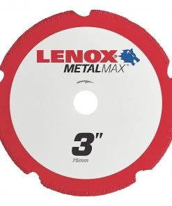 Lenox METALMAX Diamond Edge Cutoff Wheel, 3" x 3/8", Die Grinder