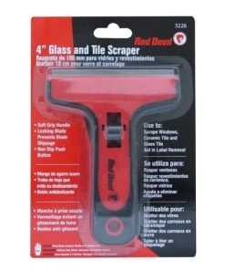 Red Devil 4" Glass and Tile Scraper