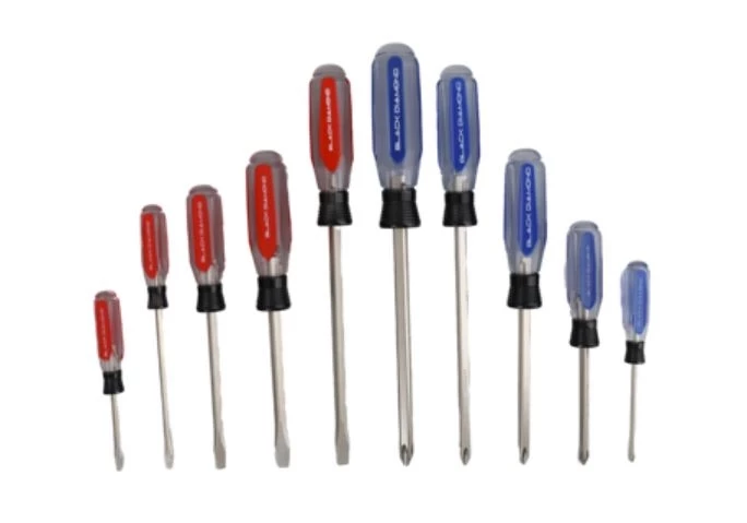 Black Diamond 10 pc. Acetate Handle Screwdriver Set 3 Black Diamond 10 pc. Acetate Handle Screwdriver Set