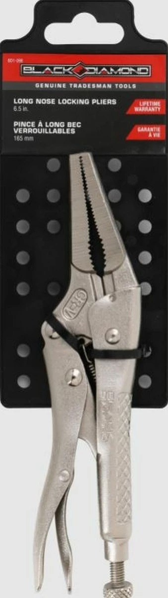 Black Diamond 6.5" Long Nose Locking Pliers 3 Black Diamond 6.5" Long Nose Locking Pliers