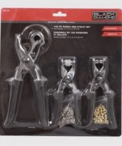 Black Diamond 128 pc. Punch & Eyelet Set