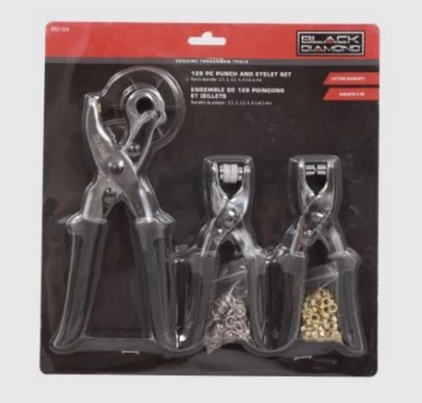 Black Diamond 128 pc. Punch & Eyelet Set 3 Black Diamond 128 pc. Punch & Eyelet Set