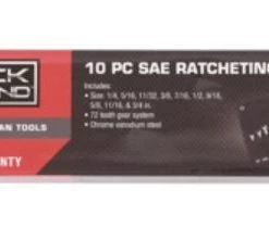 Black Diamond 10 pc. SAE Ratcheting Wrench