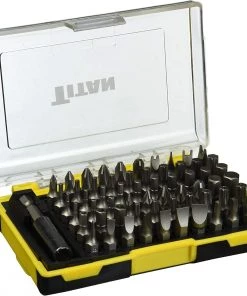 Titan 61-Piece Screwdriver and Security Bit Set