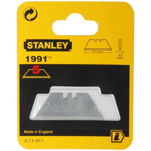 Stanley 5 pk 1991 Utility Blade 3 Stanley 5 pk 1991 Utility Blade