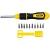 Stanley 10 pc MultiBit Ratcheting Screwdriver -Tools Sales 8910263 1