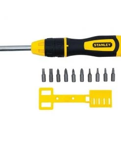 Stanley 10 pc MultiBit Ratcheting Screwdriver