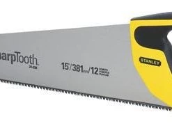 Stanley 15in Finish Cut Sharp Tooth Saw