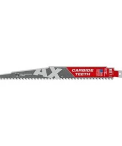 Milwaukee The AX™ with Carbide Teeth SAWZALL® Blade 9" 5T