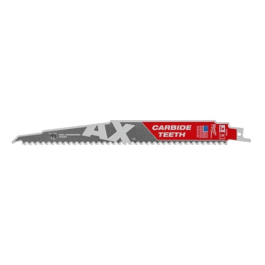 Milwaukee The AX™ with Carbide Teeth SAWZALL® Blade 9" 5T 3 Milwaukee The AX™ with Carbide Teeth SAWZALL® Blade 9" 5T