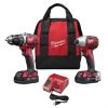 Milwaukee M18 Cordless Lithium-Ion 2-Tool Combo Kit -Tools Sales 9141449 1 1
