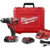 Milwaukee 2801-22CT M18 Compact Brushless 1/2" Drill Driver Kit -Tools Sales 9141460