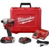 Milwaukee 2850-22CT M18 1/4" Hex Impact Driver Kit -Tools Sales 9141461