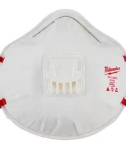 Milwaukee N95 Valved Respirator,1-Pack