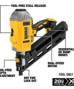 DeWalt 20V MAX* Cordless 30° Paper Collated Framing Nailer -Tools Sales dcn692b 3