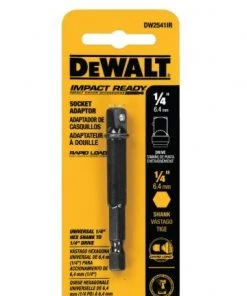 DeWalt Hardened Steel Rapid Load 1/4 In. Socket Adapter