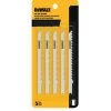 DeWalt Premium 4 In. Wood Cutting Jig Saw Blades – 5 Pack