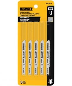 DeWalt 3 In. Metal Cutting Jig Saw Blades – 5 Pack